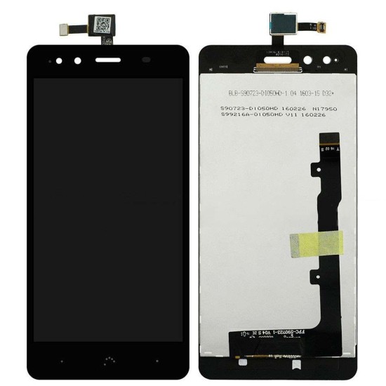 TOUCH+DISPLAY BQ AQUARIS X5 (FPC-S90723-1) PRETO